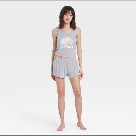 Other - Cropped Tank Top and Shorts Pajama Set